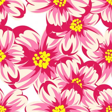 sorunsuz çiçek deseni için tebrik kartı