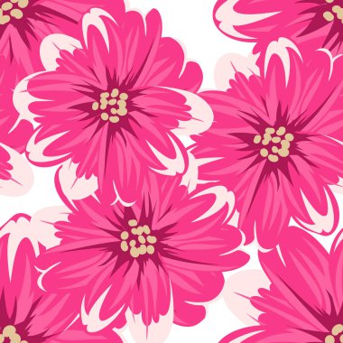 sorunsuz çiçek deseni için tebrik kartı