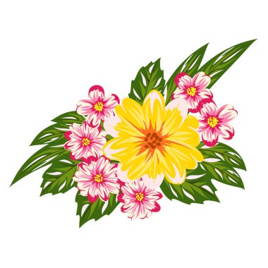 davet ya da kutlama için çiçek düzenleme