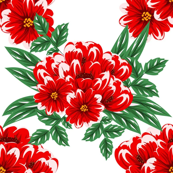 sorunsuz çiçek deseni için tebrik kartı