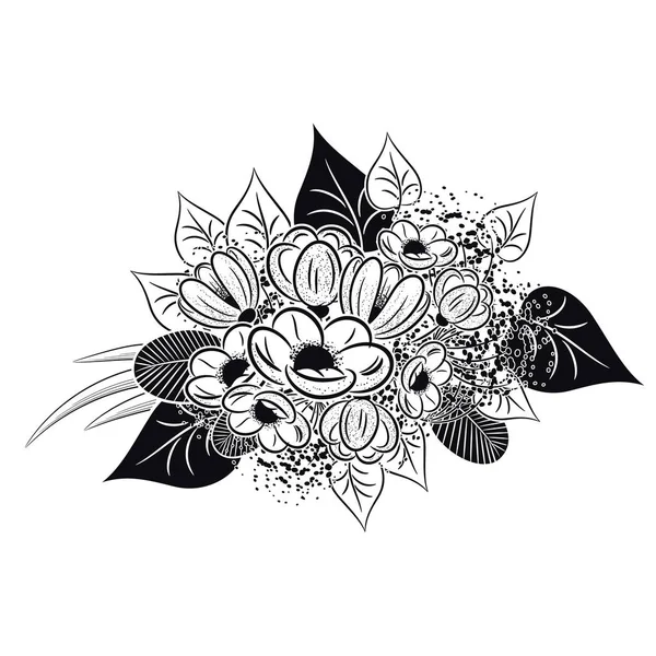 tebrik kartı veya düğün davetiyesi için narin buket