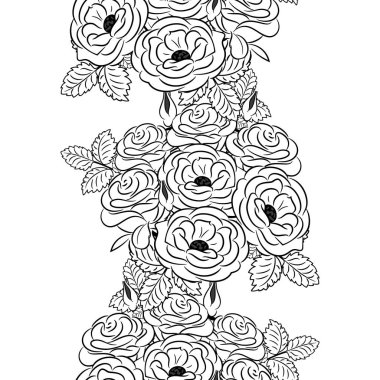 Kusursuz monokrom deseni