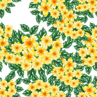 vektör sorunsuz çiçek deseni