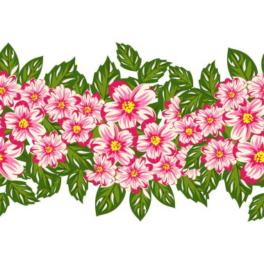 vektör sorunsuz çiçek deseni