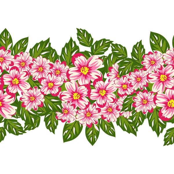 vektör sorunsuz çiçek deseni