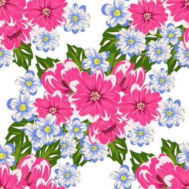 vektör sorunsuz çiçek deseni