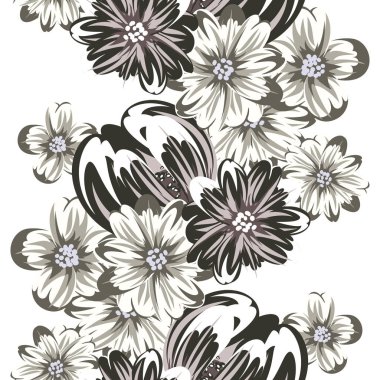 vektör sorunsuz çiçek deseni