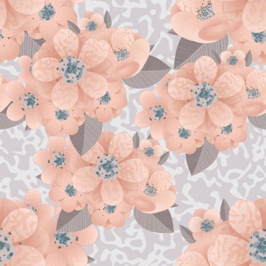 vektör sorunsuz çiçek deseni