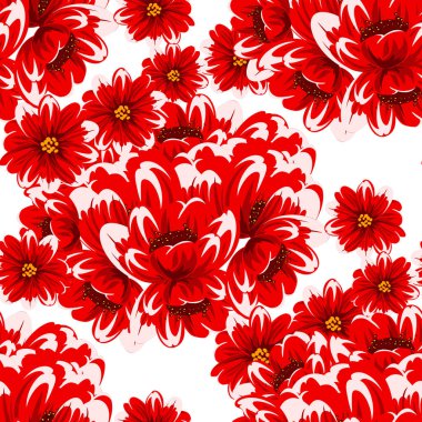 vektör sorunsuz çiçek deseni