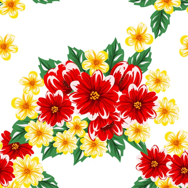 vektör sorunsuz çiçek deseni