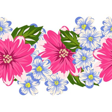 vektör sorunsuz çiçek deseni