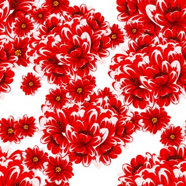 vektör sorunsuz çiçek deseni 