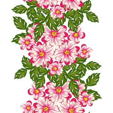 vektör sorunsuz çiçek deseni