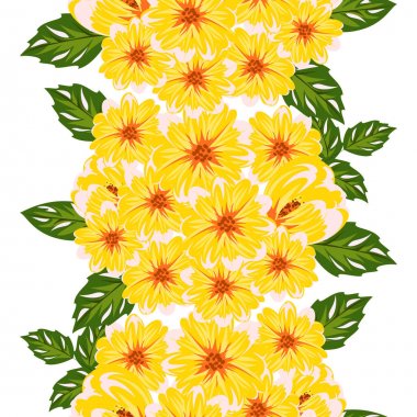 vektör sorunsuz çiçek deseni