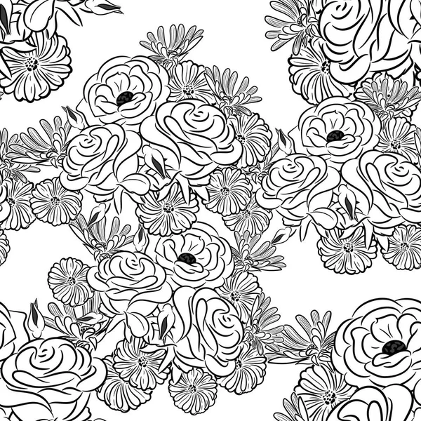 Dikişsiz tek renkli desen çiçek 