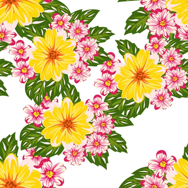 vektör sorunsuz çiçek deseni