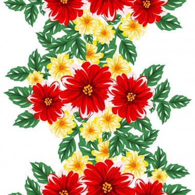 vektör sorunsuz çiçek deseni