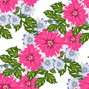 vektör sorunsuz çiçek deseni