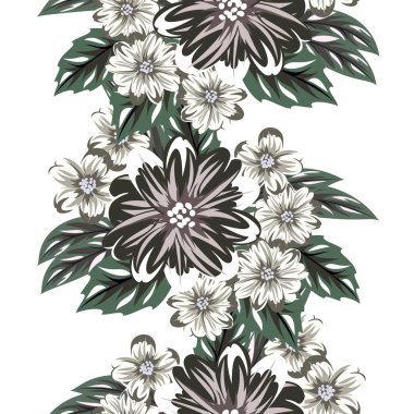 vektör sorunsuz çiçek deseni