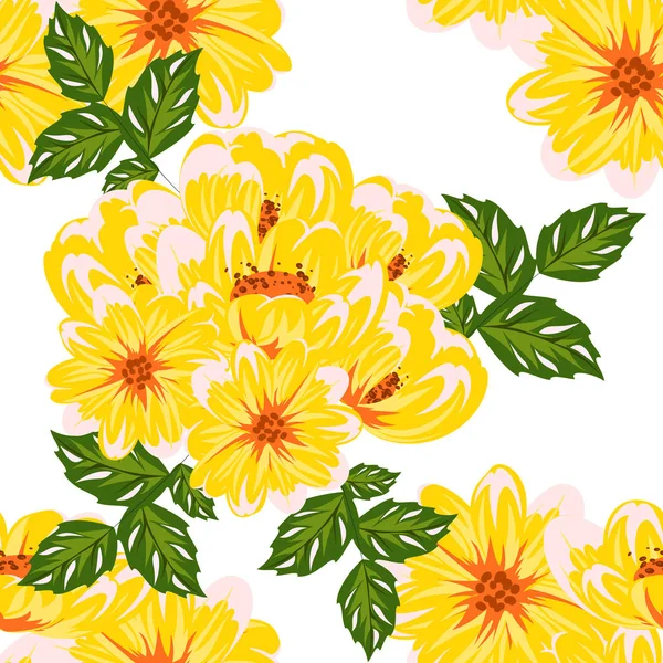 vektör sorunsuz çiçek deseni 