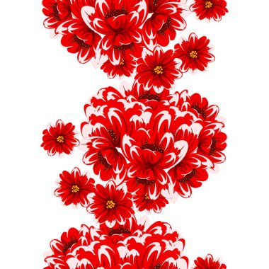 vektör sorunsuz çiçek deseni