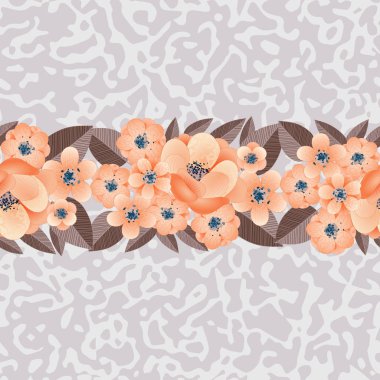 çiçek arka planda seamless modeli