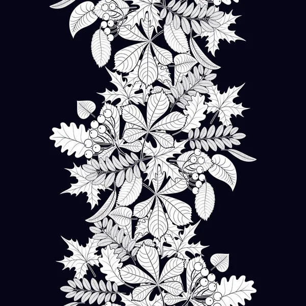 model mavi bir arka plan üzerinde sonbahar yaprakları ile sorunsuz