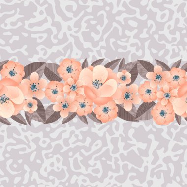 vektör sorunsuz çiçek deseni