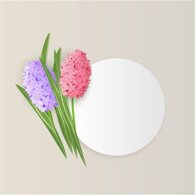 vektör, çiçekli çerçeve