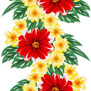 vektör sorunsuz çiçek deseni