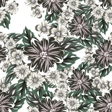 vektör sorunsuz çiçek deseni