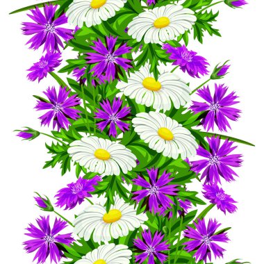 vektör sorunsuz çiçek deseni