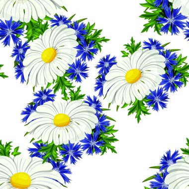 vektör sorunsuz çiçek deseni