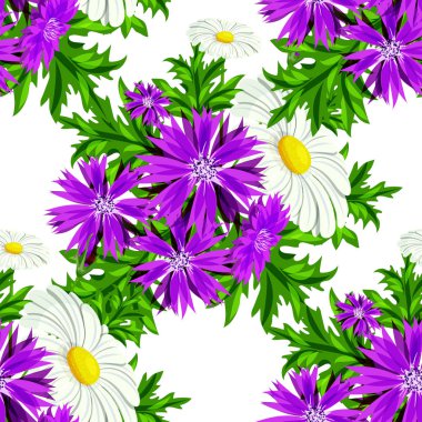 vektör sorunsuz çiçek deseni