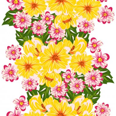 vektör sorunsuz çiçek deseni