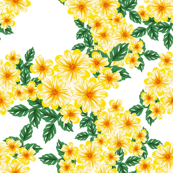 vektör sorunsuz çiçek deseni