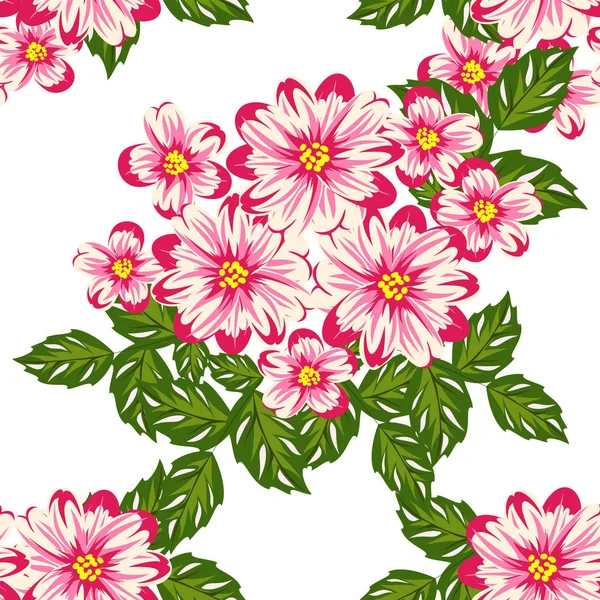 vektör sorunsuz çiçek deseni