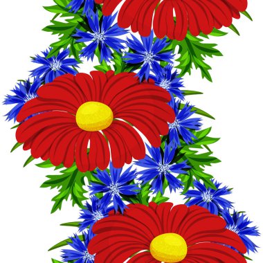 vektör sorunsuz çiçek deseni