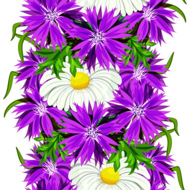 vektör sorunsuz çiçek deseni