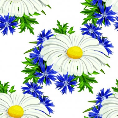 vektör sorunsuz çiçek deseni