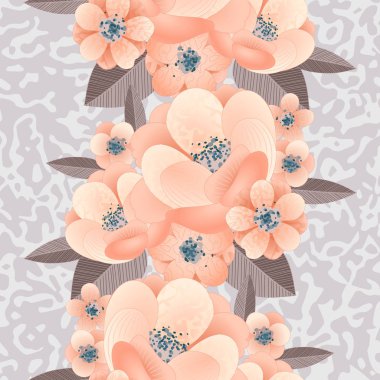 vektör sorunsuz çiçek deseni