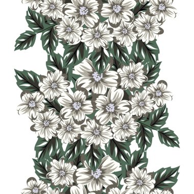 vektör sorunsuz çiçek deseni