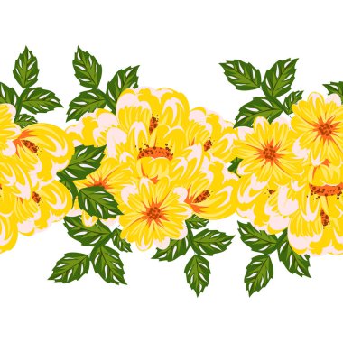 vektör sorunsuz çiçek deseni