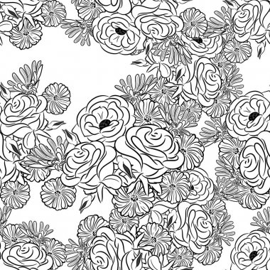 Kusursuz monokrom deseni