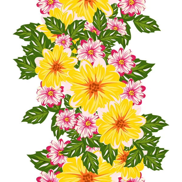 vektör sorunsuz çiçek deseni 