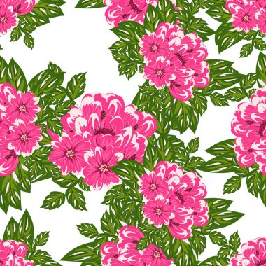 vektör sorunsuz çiçek deseni