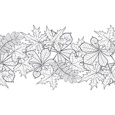 sonbahar yaprakları Dikişsiz desen