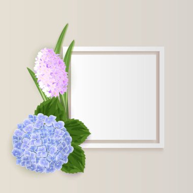 vektör çerçeve çiçek 