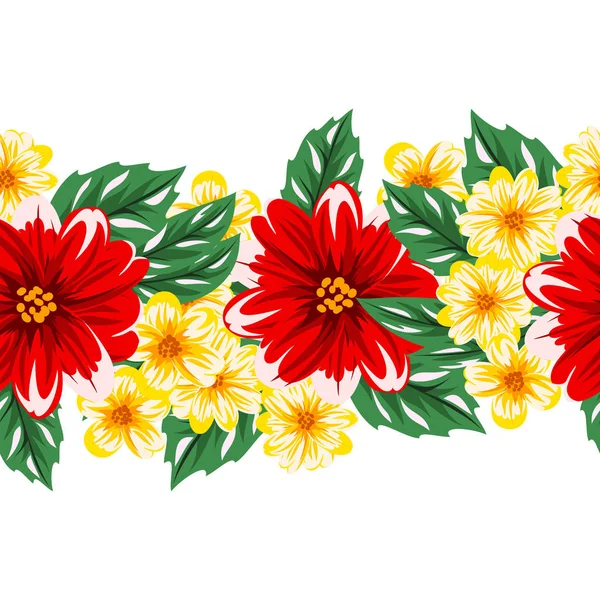 vektör sorunsuz çiçek deseni 