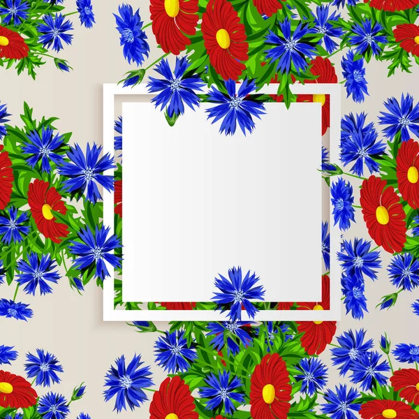 vektör çerçeve çiçek